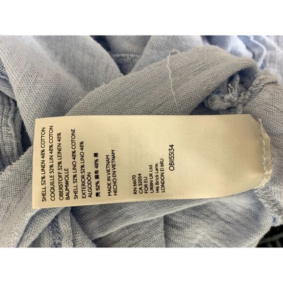 Free People New Star T-Shirt Linen & Cotton Pullover Medium - Picture 6 of 9